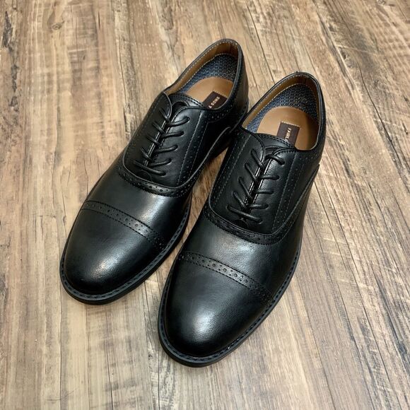 Fairlane Feawin Flex Black Mens Oxford Shoe Size 10 NWOB - Picture 1 of 6